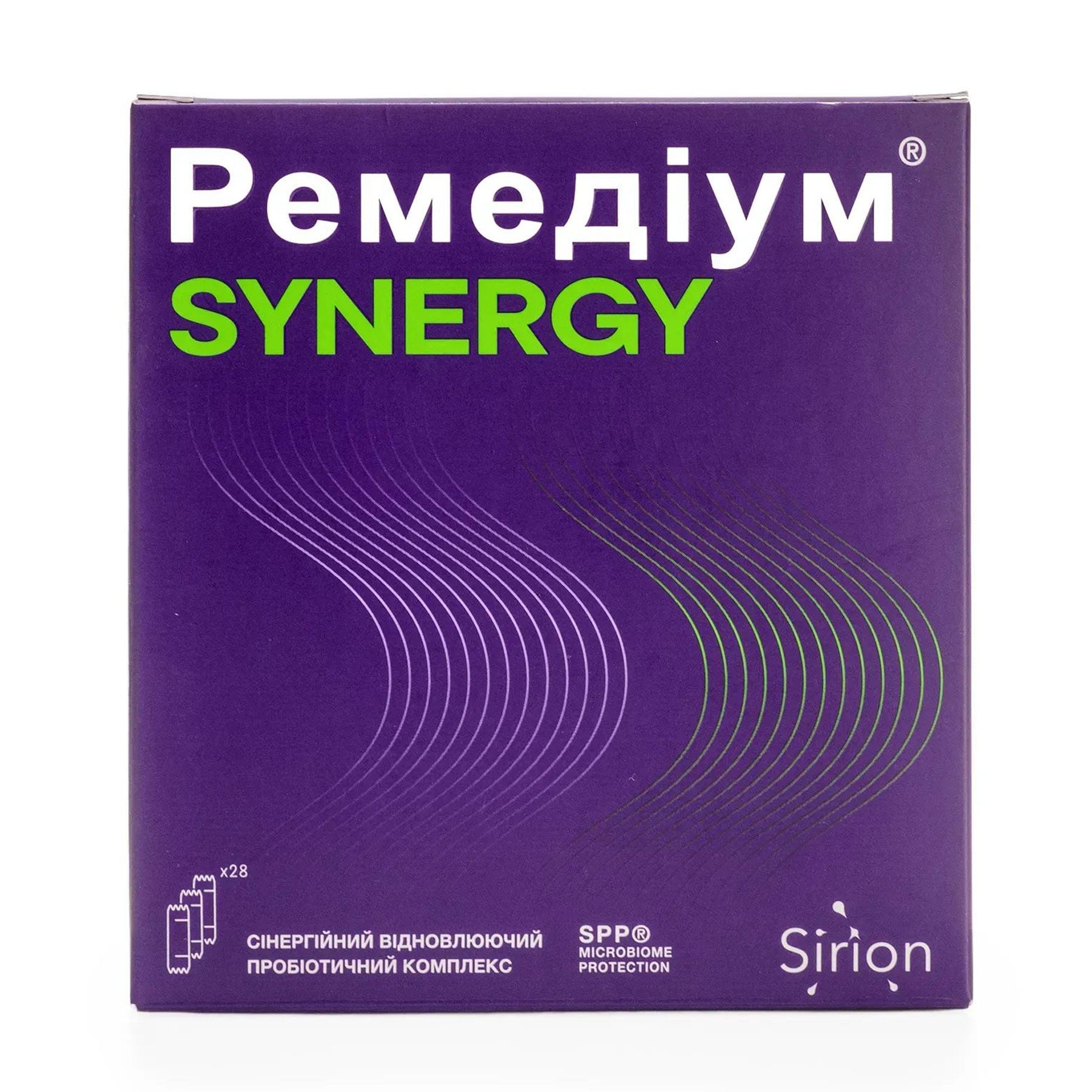 Сінергійний відновлювальний пробіотичний комплекс Ремедіум Synergy в стіках, 28*3 г